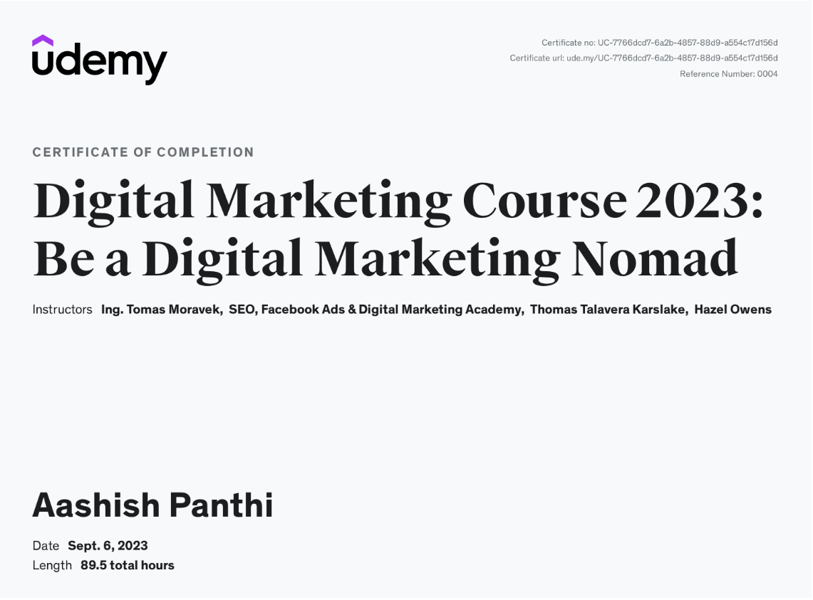 Digital Marketing Course 2023: Be a Digital Marketing Nomad; Be a Digital Marketing Nomad